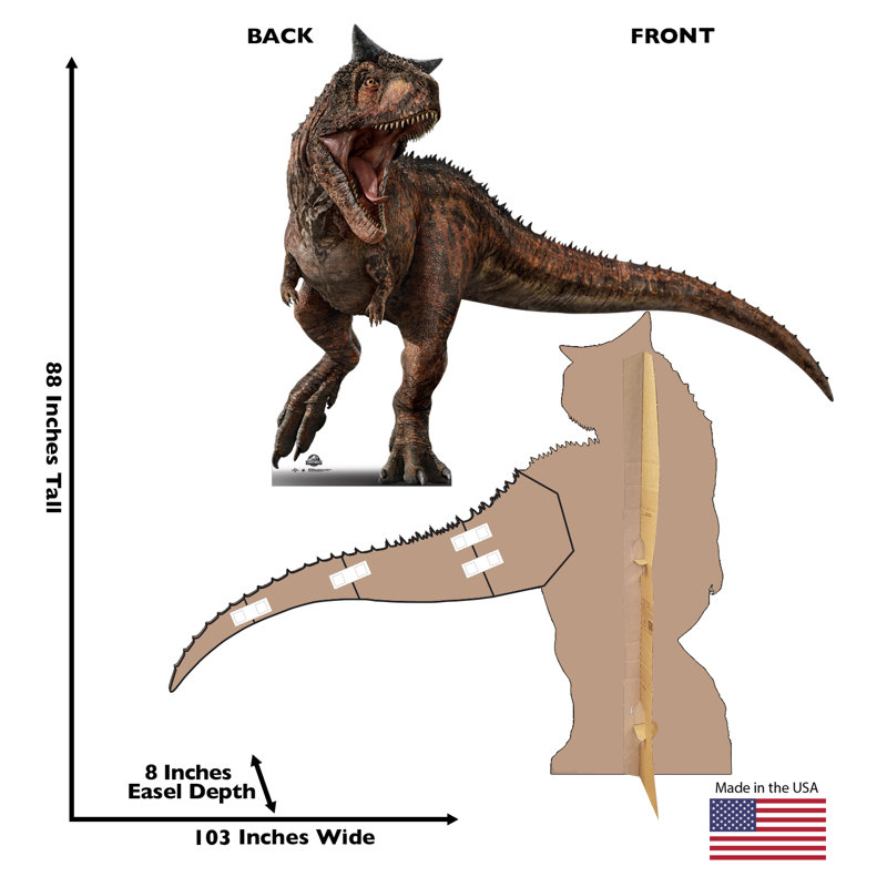 Jurassic World Carnotaurus 85'' Life-Size Cardboard Standup