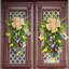  Faux fleurs artificielles pour la décoration de la maison Arbre de Noël suspendu Simulation de fleurs Romantiques Décoration de scène de mariage Couronne de mariage