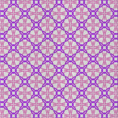 Tapis de zone mauve/beige à motifs