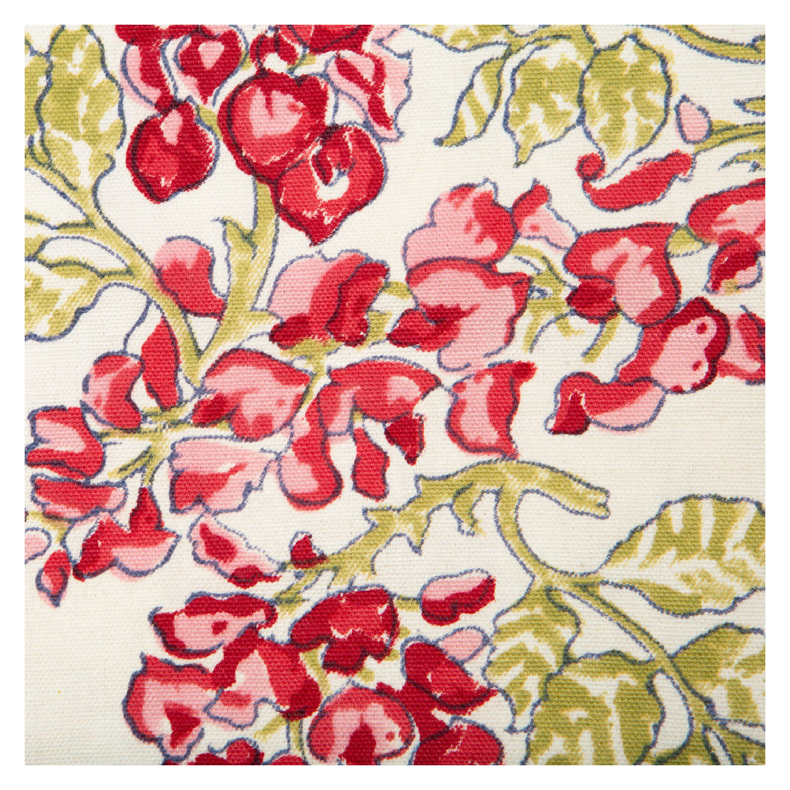 Kappa Floral Tablecloth, 128" x 71", Pink/Green