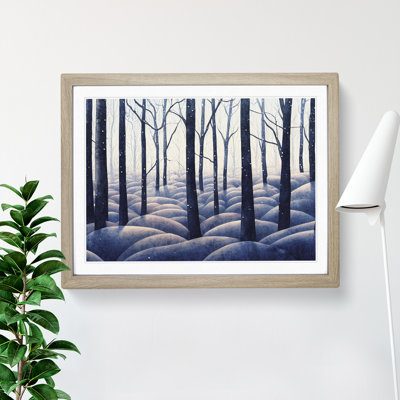 XH1022-10222X Winter Forest Watercolour Vol.1 - Single Picture Frame Print