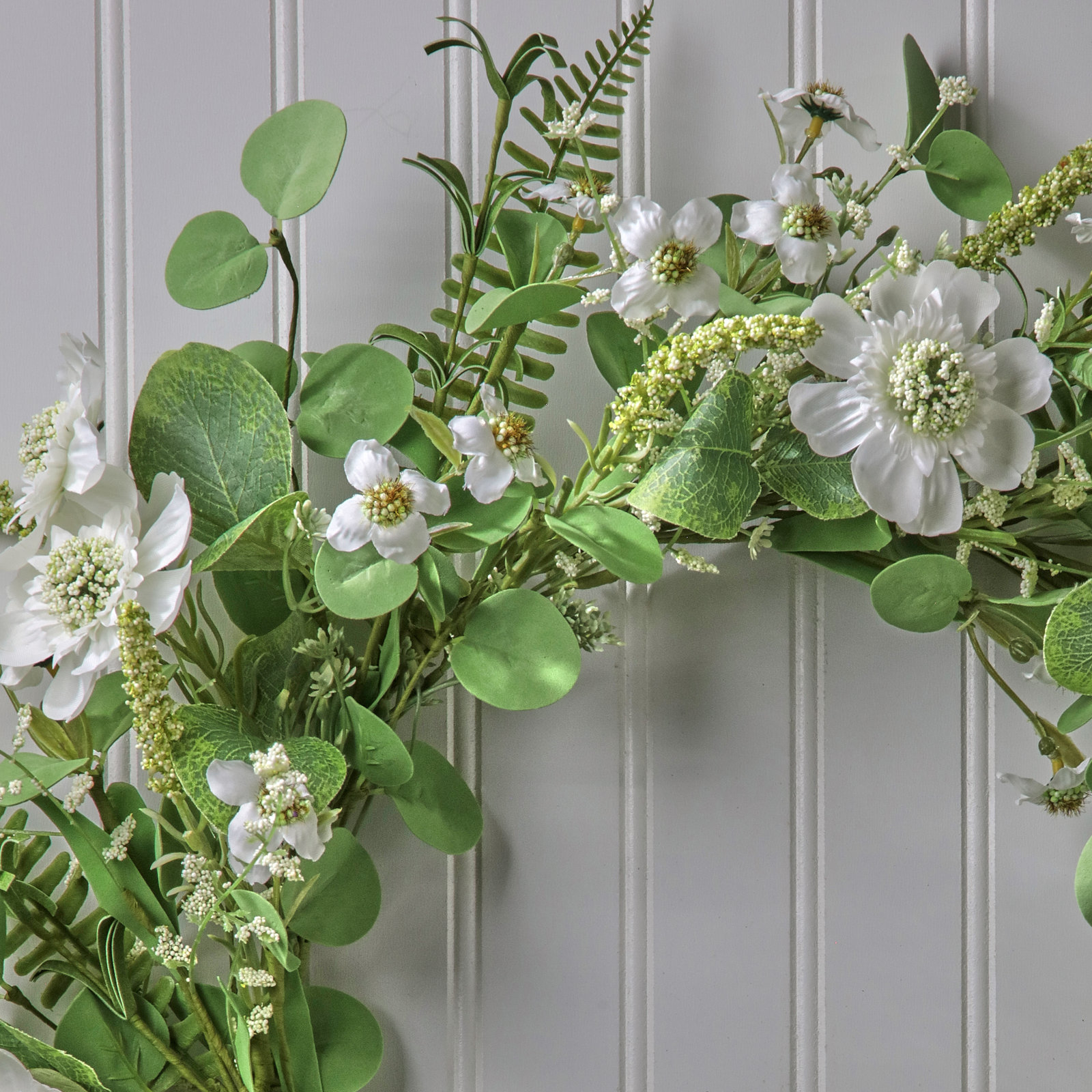 22" Summer Scabiosa Wreath