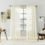 Rideau 100% coton avec passe-tringle -87814701-87814704