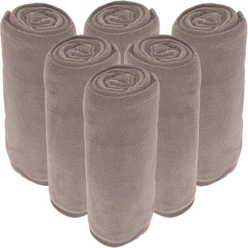 Couverture, Taupe, Très grand / Très grand californien