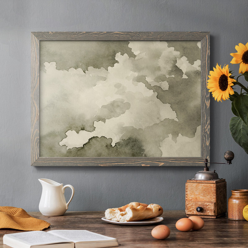 Antique Sky III, reproduction d'art sur toile, Gris, H 28 po x l 42 po x P 1,5 po