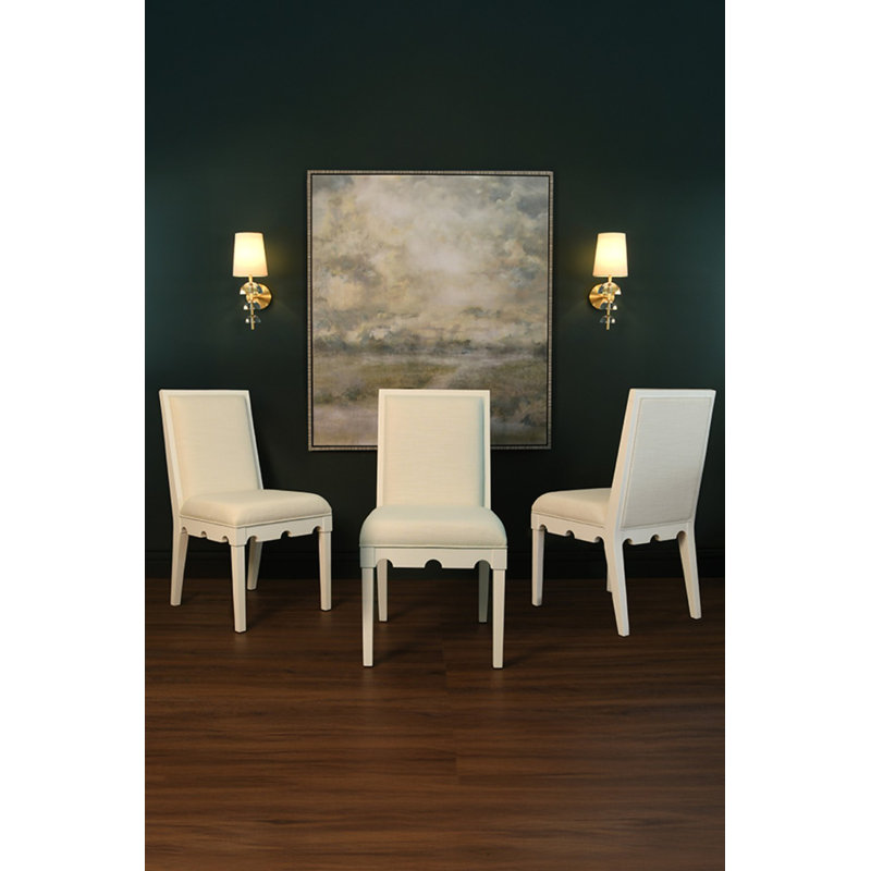 Lanister Upholstered Dining Chair, Oak