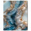 «Lapis River», toile sarcelle, art abstrait par Art Remedy-118091060-118091063-118091065