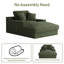Canapé à chaise longue à compression l 49,6 po avec sacs de rangement et porte-gobelets-307252242