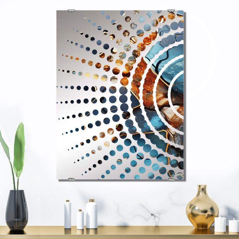 Knezova - Miroir mural en marbre MIR137634, 32 po x 24 po