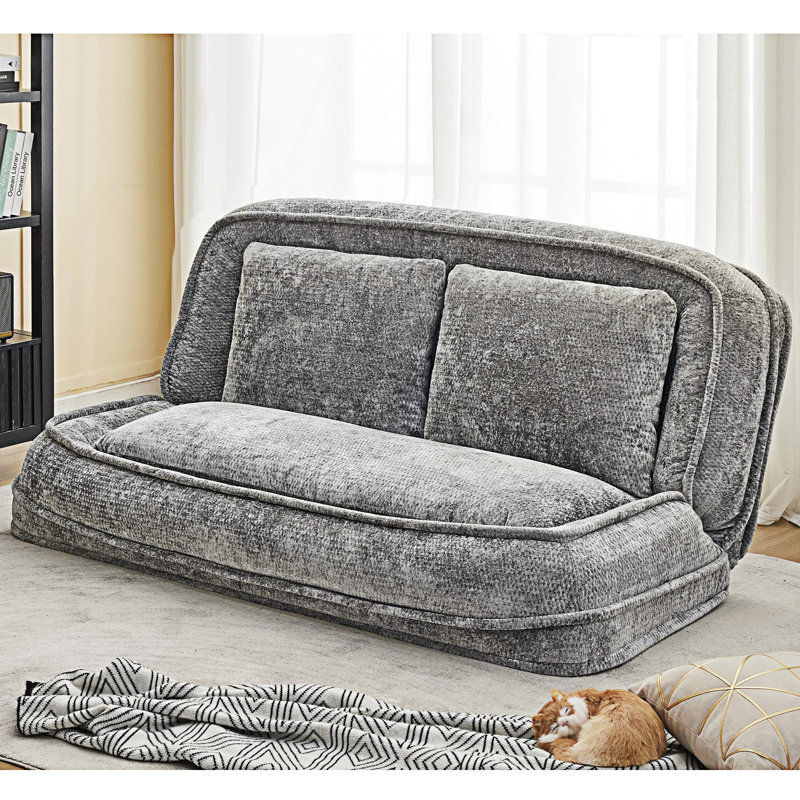 Causeuse-lit double pour chien, Gris clair