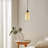 1 - Light Single Teardrop E26 Dimmable Adjustable Pendant Light-1580573443