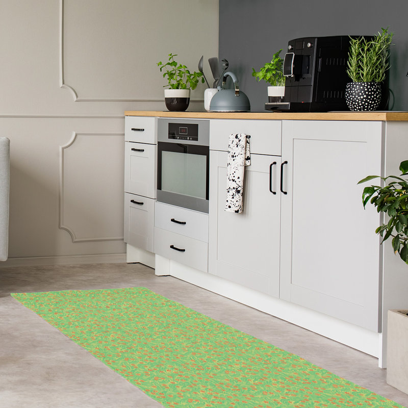 Chenille Floral Indoor Rug, Runner 2'6" x 8'