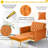 Siemon Velvet Accent Chair with Ottoman-959292448