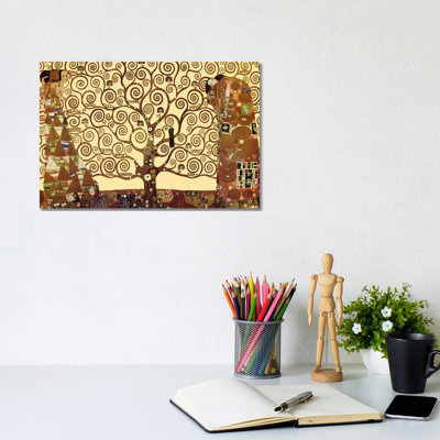 The Tree Of Life by Gustav Klimt - Floater Frame Painting on Canvas