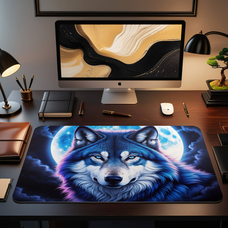 Polyester Desk Pad, 31.5x15.5