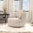 40.35"w Upholstered Cheniile Barrel Accent Swivel Chair-2079189364