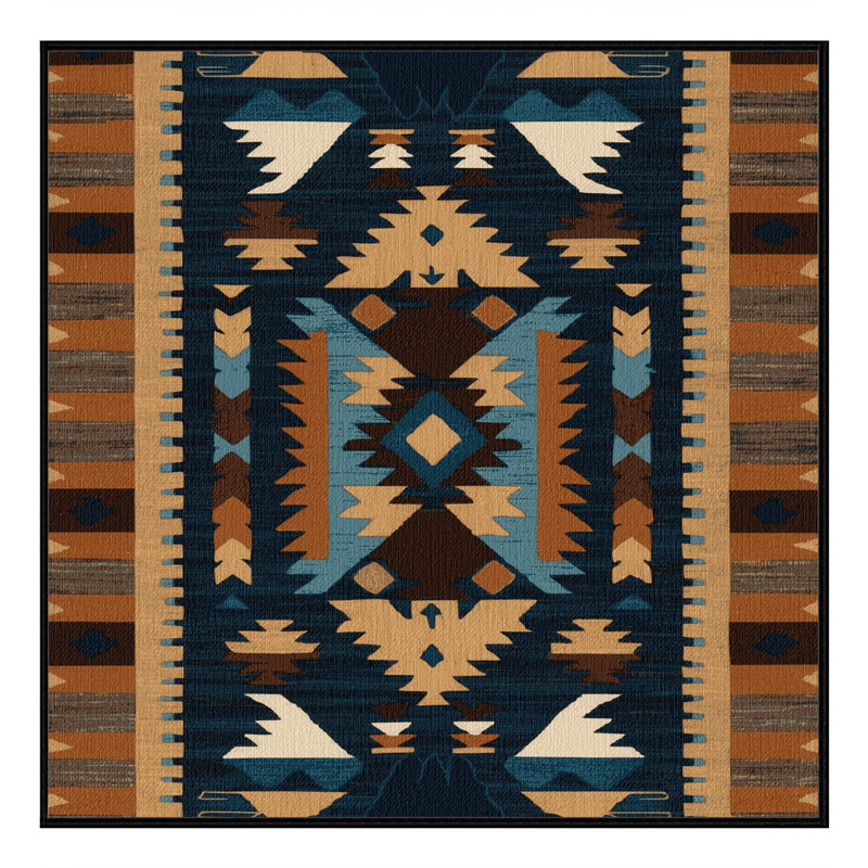  Tapis lavable Raven and Crow, Carré 4 pi