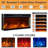 70''W Farmhouse Fireplace TV Stand for TVs up to 80", Electric Fireplace Included-529207387