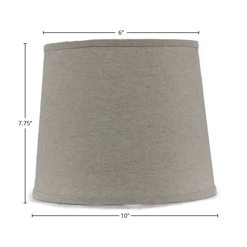 10'' H Linen Rectangle Shaded