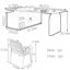Bureau unique avec surface de travail spacieuse-642954672