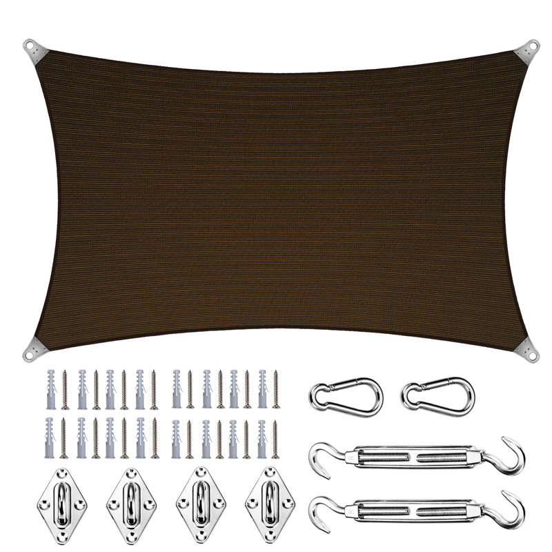 Voile d'ombrage royal Royal, 288 po x 288 po, Brun