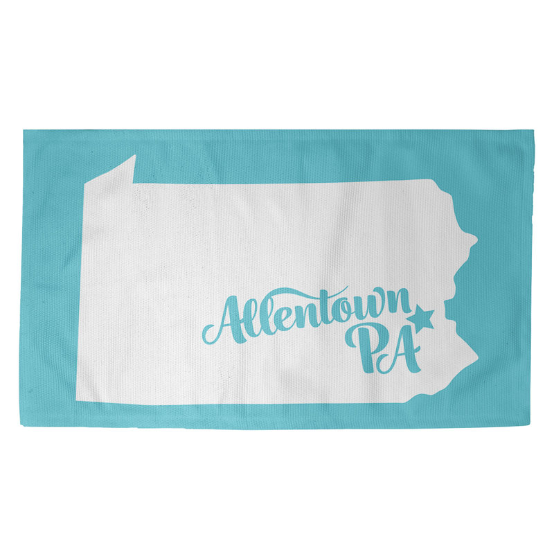 Tapis de zone bleu allentown de pennsylvanie, Rectangle 2 pi x 3 pi