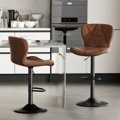 Ensemble de 2 tabourets de bar modernes