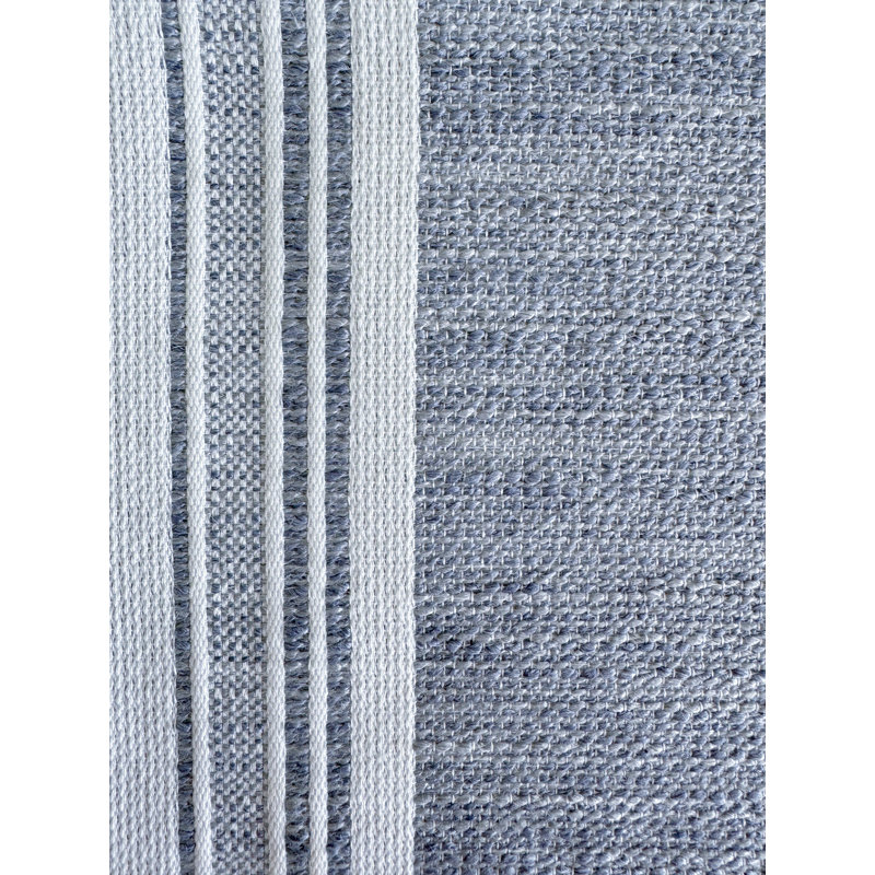 Striped Table Runnner, Indigo
