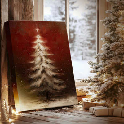Cranberry Snow Green-Premium Gallery Wrapped Canvas