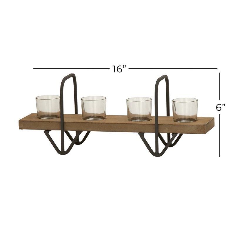 6'' H Aluminum Tabletop Candelabra