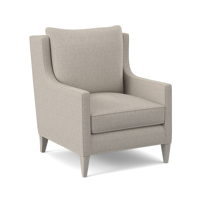 Callum Sunbrella® Boucle Armchair, Margaret Lipstick Polyester Blend, Bisque