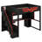 Full Size Gaming Loft Bed With Desk And Storage Staircase, Wood Loft Bed With LED Lights And USB For Kids, Teens, Adults