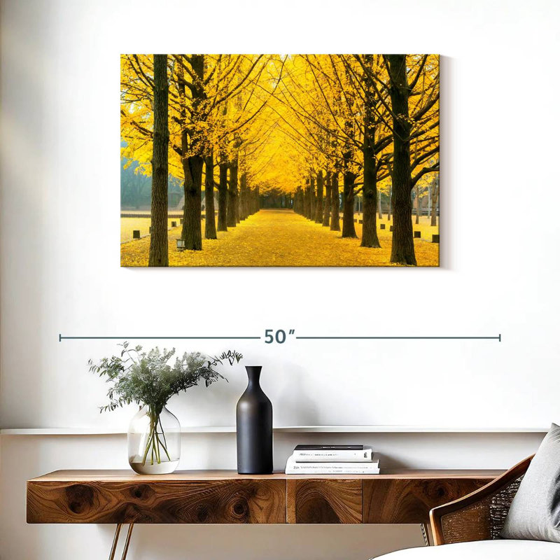 Harnek Ginkgo Trees, 24" H x 36" W