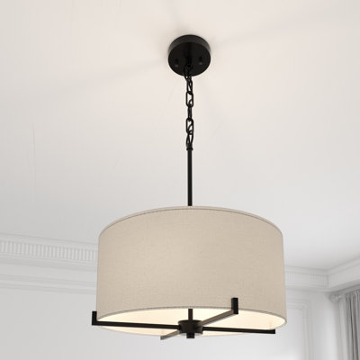 4 - Light Drum Chandelier