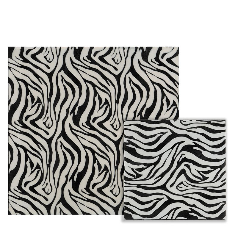 Petite décoration murale Cebra, H 20" x l 20" x P 1"