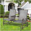 Banc d'extérieur avec table centrale Outsunny