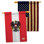 Drapeau de maison en polyester 3 pi 3 po x 2 pi 3 pi Autriche