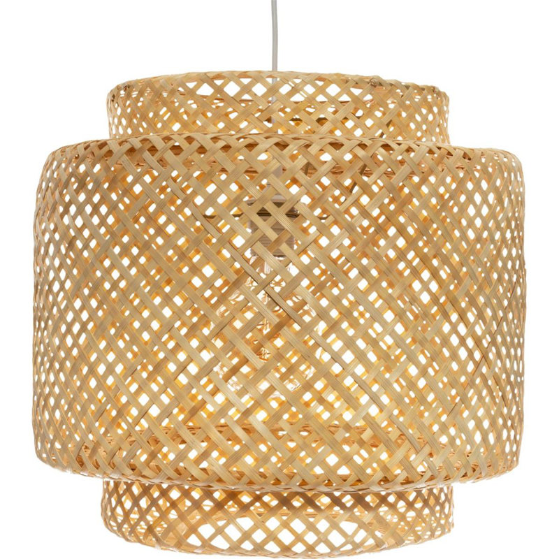 Sarnia 1 - Light Brown Drum Pendant
