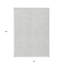 Tapis intérieur lavable abstrait argenté 8 pi x 10 pi