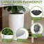 Ensemble de 2 pots de fleurs de 21 po de hauteur pour plante d'intérieur et d'extérieur-498380866-470400034