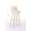 Ensemble de 30 tabourets de bar 30 po avec tabouret de comptoir en velours chromé