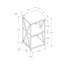 Table d'appoint avec table de chevet et lampe de salon-168887637