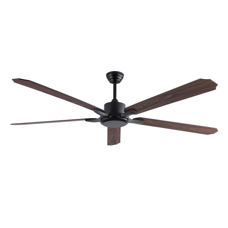 Bairoil 5-Blade Classics Reversible Ceiling Fan with Remote Control Without Lights