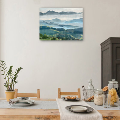 «Misty Mountain View» par Studio Arts, reproduction d'art sur toile