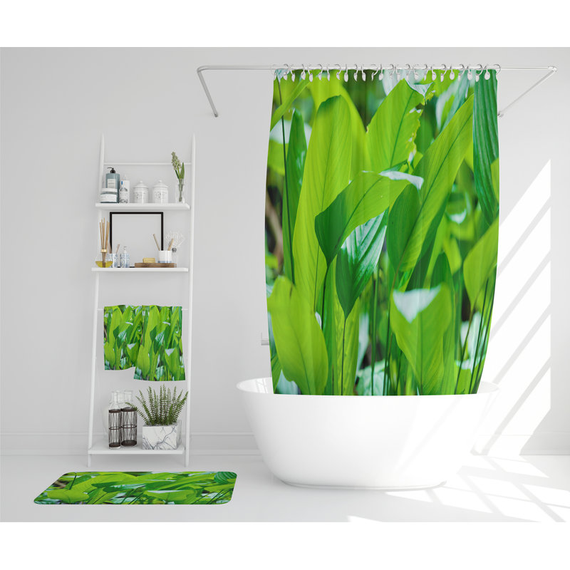 Neave Polyester Shower Curtain Set