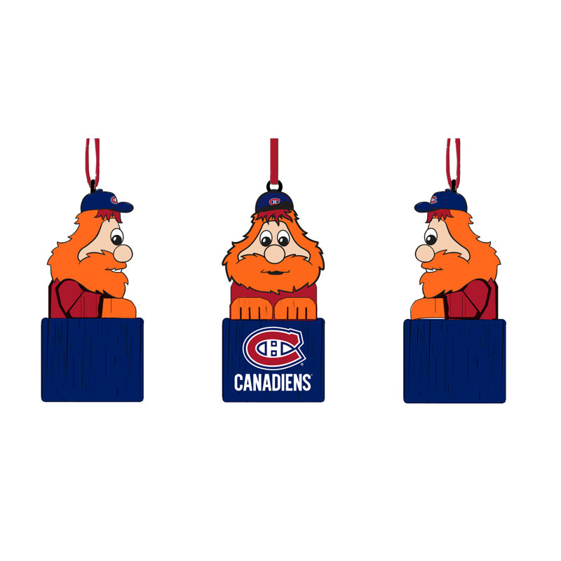Ornement figurine suspendu mascotte, Montreal Canadiens