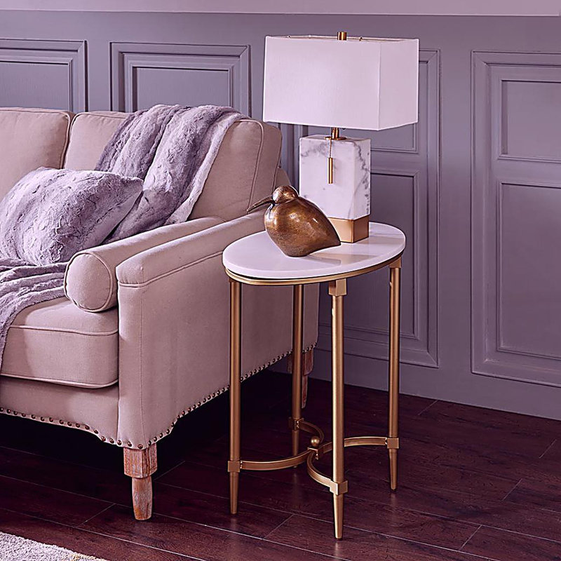 Bordeaux Red Side Table