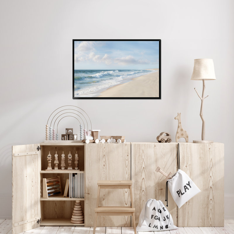 Hamptons II by James McLoughlin - Print, Black Framed Paper Print, 65cm H x 95cm W