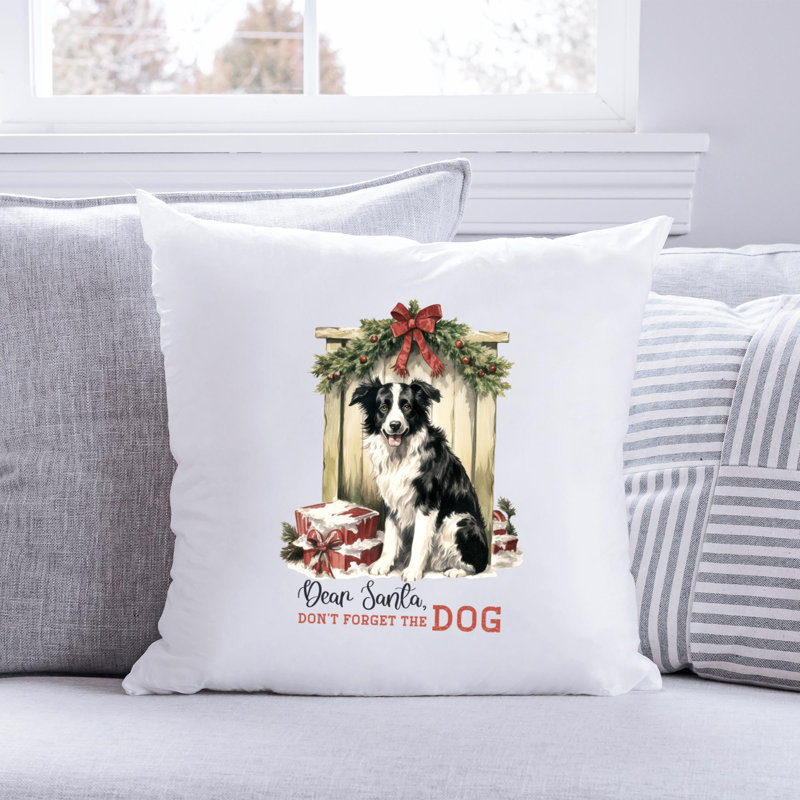 Coussin en polyester Christmas Farm_4, 16 po x 16 po