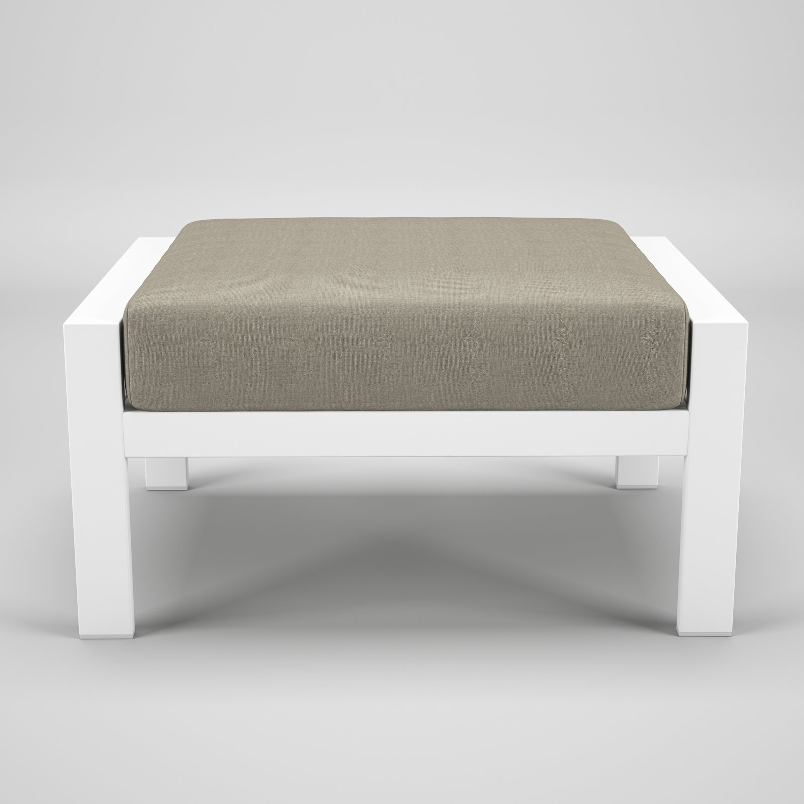 Townsend Sunbrella® Patio Ottoman, Spectrum Dove